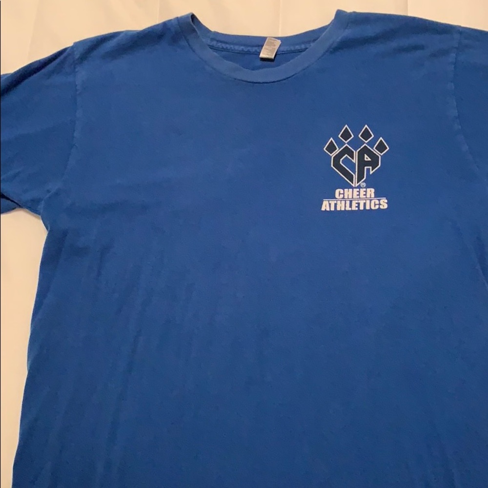 Short Sleeve AM Cheer Athletics Blue Claw T-shirt